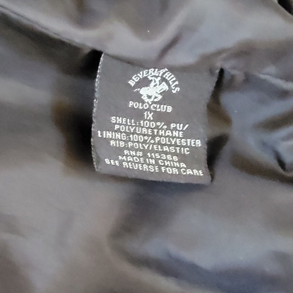 Beverly Hills Polo Club Black Bomber Jacket - Picture 2 of 4